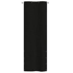 Vidaxl Balkonsko platno črno 80x240 cm tkanina Oxford