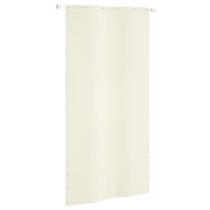 Vidaxl Balkonsko platno krem 120x240 cm tkanina Oxford