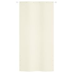 Vidaxl Balkonsko platno krem 120x240 cm tkanina Oxford