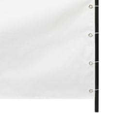 Vidaxl Balkonsko platno belo 80x240 cm tkanina Oxford