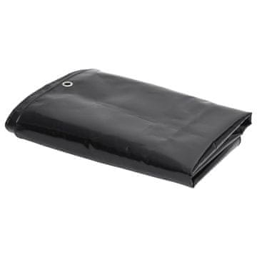 Vidaxl Zaščitna ponjava 650 g/m² 3,5x5 m črna