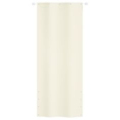 Vidaxl Balkonsko platno krem 100x240 cm tkanina Oxford