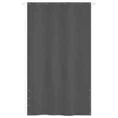Vidaxl Balkonsko platno antracitno 140x240 cm tkanina Oxford