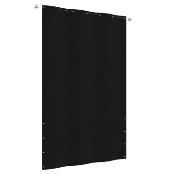 Vidaxl Balkonsko platno črno 140x240 cm tkanina Oxford