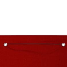 Vidaxl Balkonsko platno rdeče 100x240 cm tkanina Oxford
