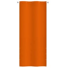 Greatstore Balkonski paravan, oranžna barva, 100x240 cm, tkanina Oxford