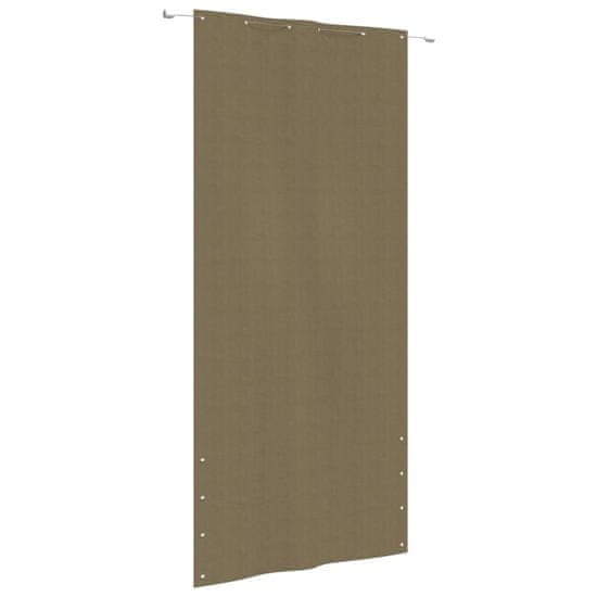 shumee Balkonsko platno taupe 120x240 cm tkanina Oxford