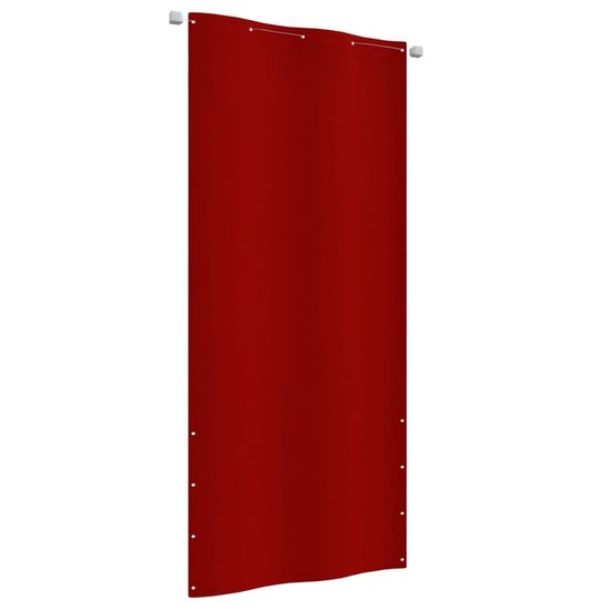 Vidaxl Balkonsko platno rdeče 100x240 cm tkanina Oxford