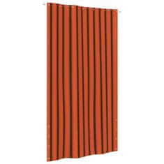 Vidaxl Balkonsko platno oranžno in rjavo 140x240 cm tkanina Oxford