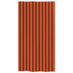 Vidaxl Balkonsko platno oranžno in rjavo 140x240 cm tkanina Oxford