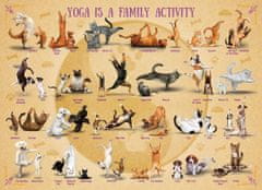 EuroGraphics Puzzle Yoga je družinska aktivnost XL 500 kosov