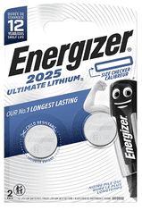 Ultimate Lithium CR2025 baterija, 2 kosa