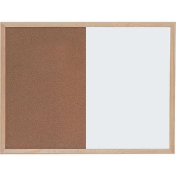Optima Kombinirana tabla 90 x 120 cm z lesenim okvirjem