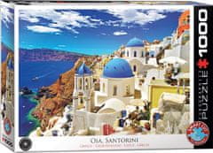 EuroGraphics Puzzle Oia, Santorini, Grčija 1000 kosov