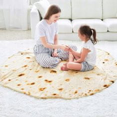 Korbi Okrugla Odeja Tortilla iz Mikrovlaken 150 cm