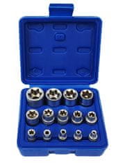 Silver Ključi zunanji TORX E4-E24 14 kos