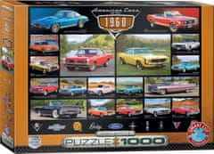 EuroGraphics Puzzle Ameriški avtomobili iz 60. let prejšnjega stoletja, 1000 kosov