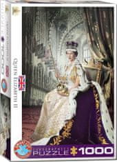 EuroGraphics Puzzle Kraljica Elizabeta II. 1000 kosov