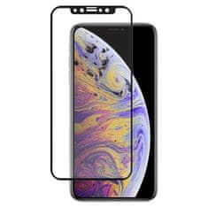 MG Full Cover Flexi Nano Hybrid zaščitno steklo za iPhone 12 mini, črna