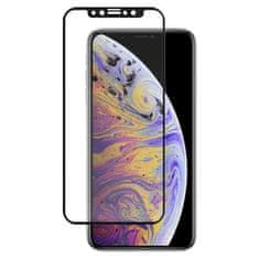 MG Full Cover Flexi Nano Hybrid zaščitno steklo za iPhone 12 Pro Max, črna