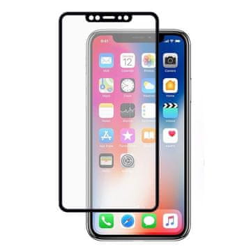 MG Full Cover Flexi Nano Hybrid zaščitno steklo za iPhone 11 Pro / XS / X, črna