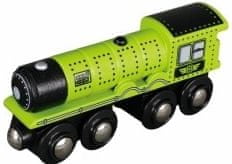 Parna lokomotiva - zelena