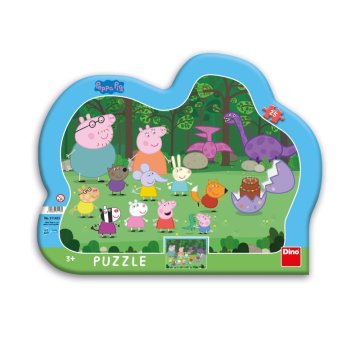 Dino PEPPA PIG 25 Obrisna sestavljanka