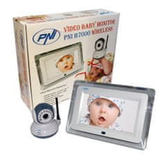 PNI Baby Monitor otroška varuška z video kamero in 7″ LCD zaslonom