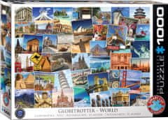 EuroGraphics Puzzle World Travel Puzzle - Ves svet 1000 kosov
