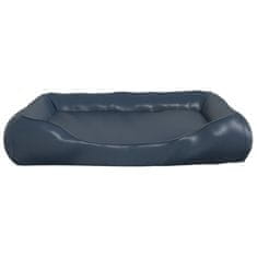 Vidaxl Pasja postelja temno modra 80x68x23 cm umetno usnje
