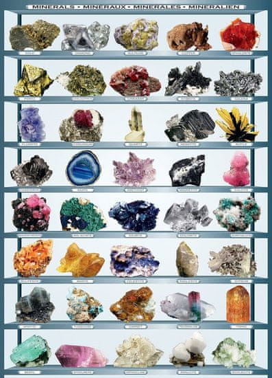 EuroGraphics Puzzle Minerali 1000 kosov