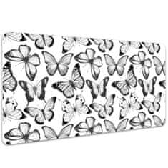 Decormat Namizna podloga Black and white butterfly 90x45 cm 