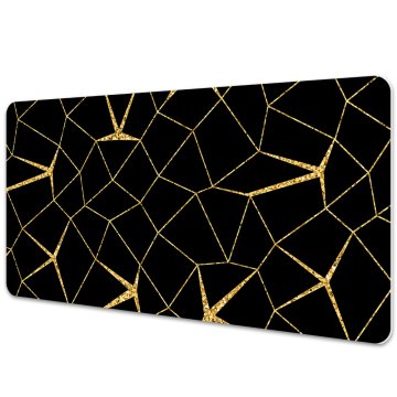 Decormat Namizna podloga Gold and black mosaic