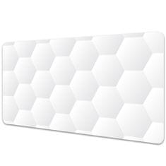 Decormat Namizna podloga Bela Honeycomb 90x45 cm 