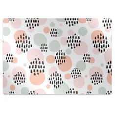 Decormat Podkładka pod krzesło obrotowe Kolorowe kropki 120x90 cm 2 cm 