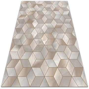 Decormat PVC podloga Rjave kocke