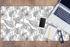Decormat Namizna podloga Contours flowers 100x50 cm 
