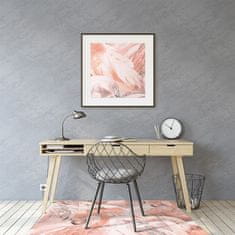 Decormat Podkładka pod krzesło obrotowe Flamingi 100x70 cm 