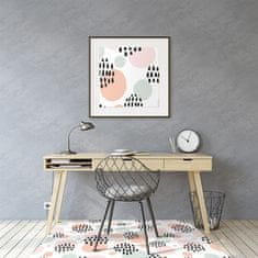 Decormat Podkładka pod krzesło obrotowe Kolorowe kropki 120x90 cm 2 cm 