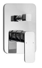 AQUALINE Retro Kromirana Podometna Pršna Armatura SAPHO, 2 Izhoda, 75mm, Zlata