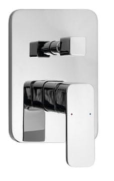 AQUALINE Retro Kromirana Podometna Pršna Armatura SAPHO, 2 Izhoda, 75mm, Zlata