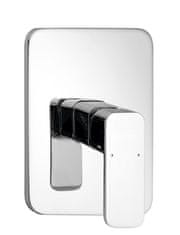 AQUALINE AQUALINE FACTOR Podometna Kvadratna Tuš Baterija, Krom, 1 izhod