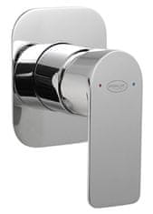 AQUALINE AQUALINE DAPHNE Podometna Tuš Baterija, 1 Izhod, Krom Ploska Ročica