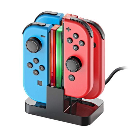 Northix Polnilna postaja za 4 Joy-Con