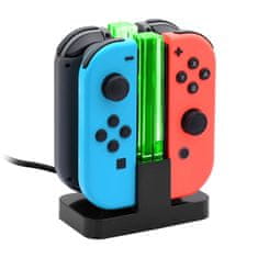 Northix Polnilna postaja za 4 Joy-Con 