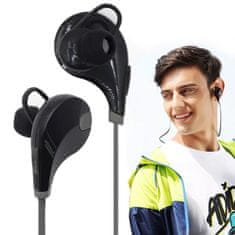 Northix Brezžične športne slušalke - črne 