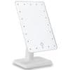 Ogledalo za ličenje z LED 22 lučmi - 180 vrtljivo - belo 