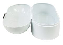 Kela Škatla za kruh FRISCO kovinska, bela 44x21,5x22cm KL-11165