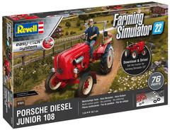 Revell Porsche Junior 108 model traktorja, Farming Simulator Edition, set za sestavljanje