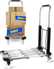 Kinzo Lahek alu zložljiv transportni voziček do 150KG